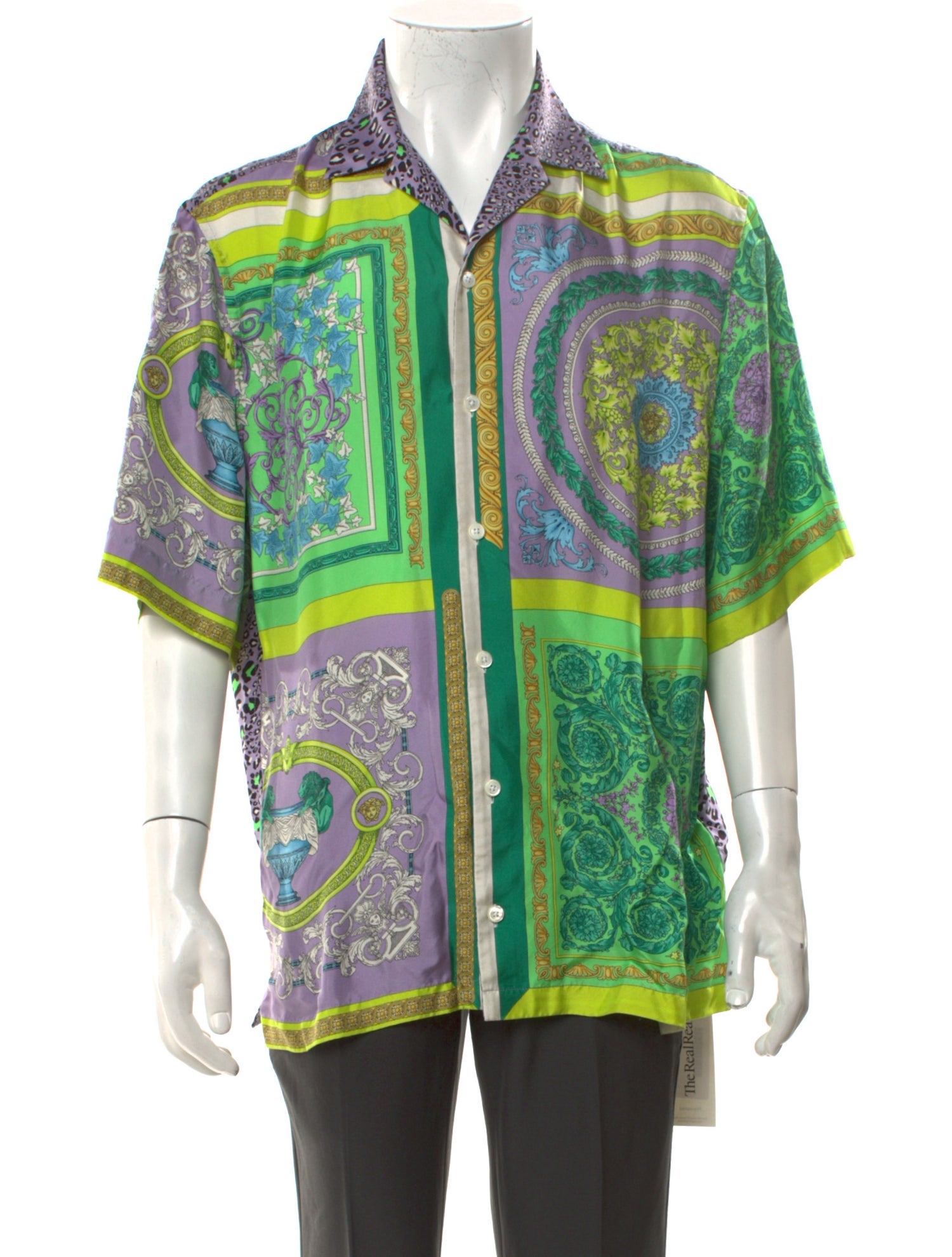 Versace Silk Printed Shirt
