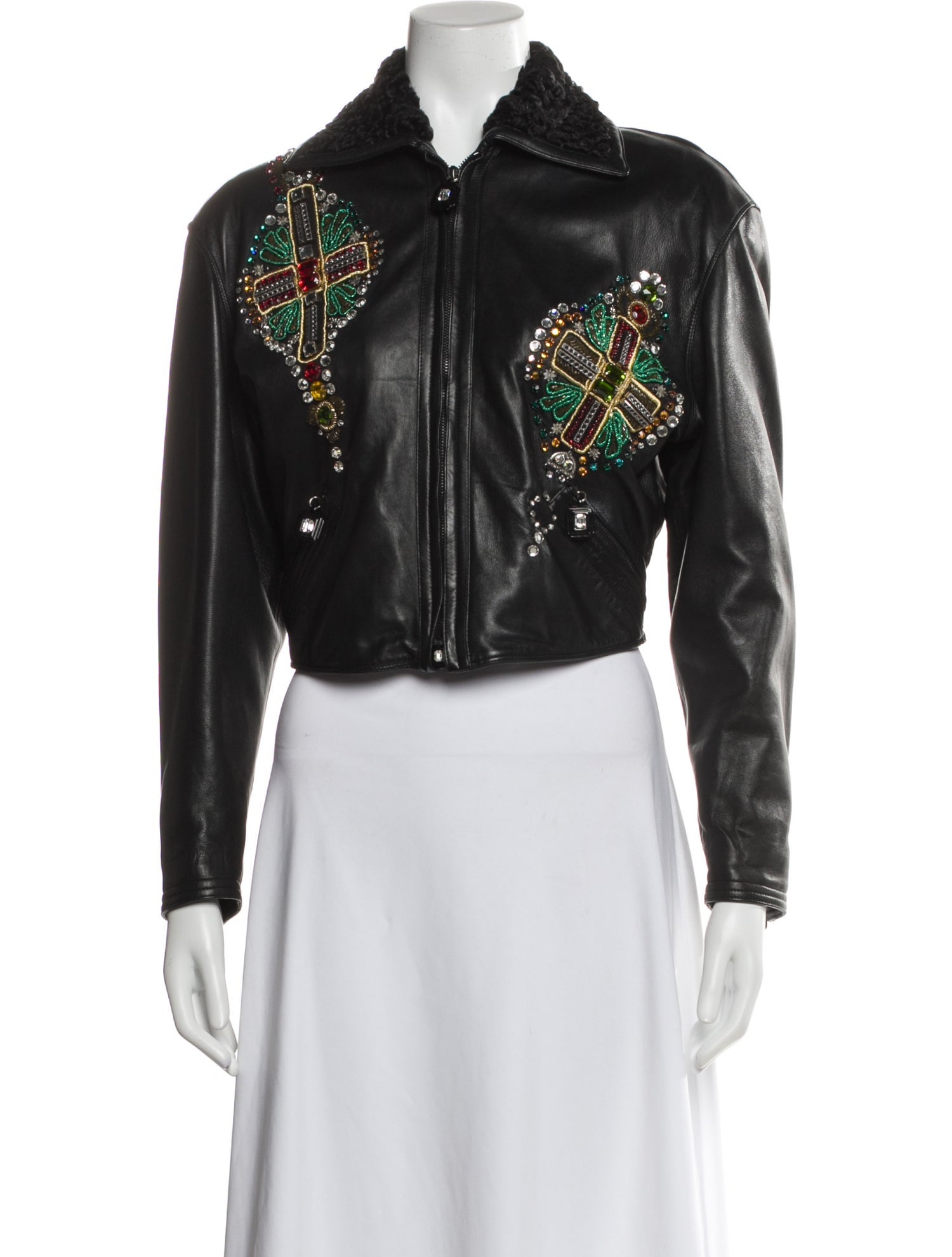 Gianni Versace Vintage 1991 Biker Jacket