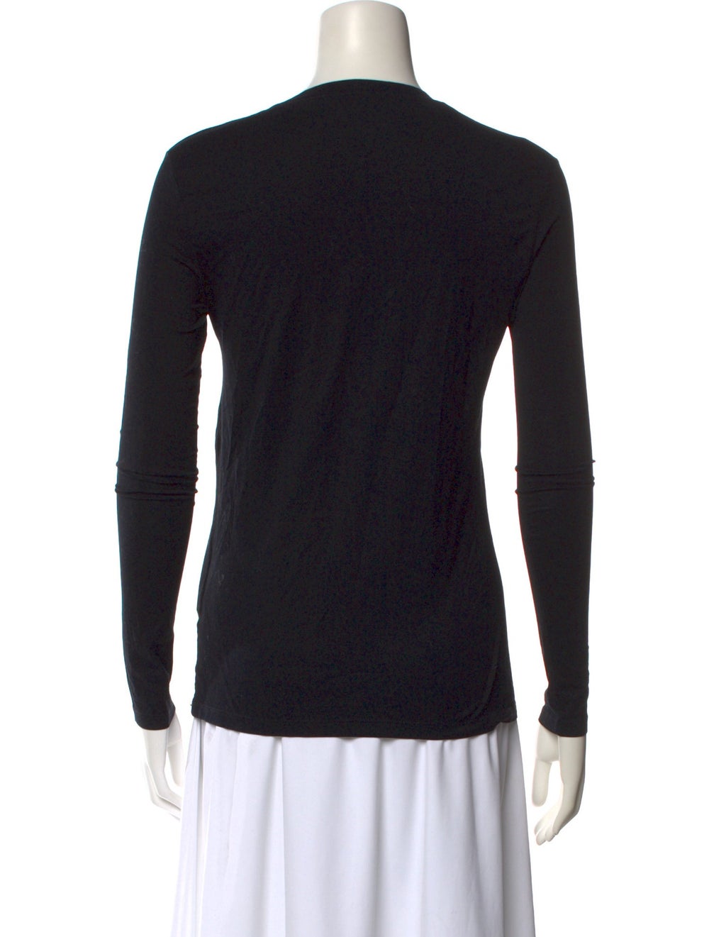 Versace Patterned Crew Neck Top - image 3