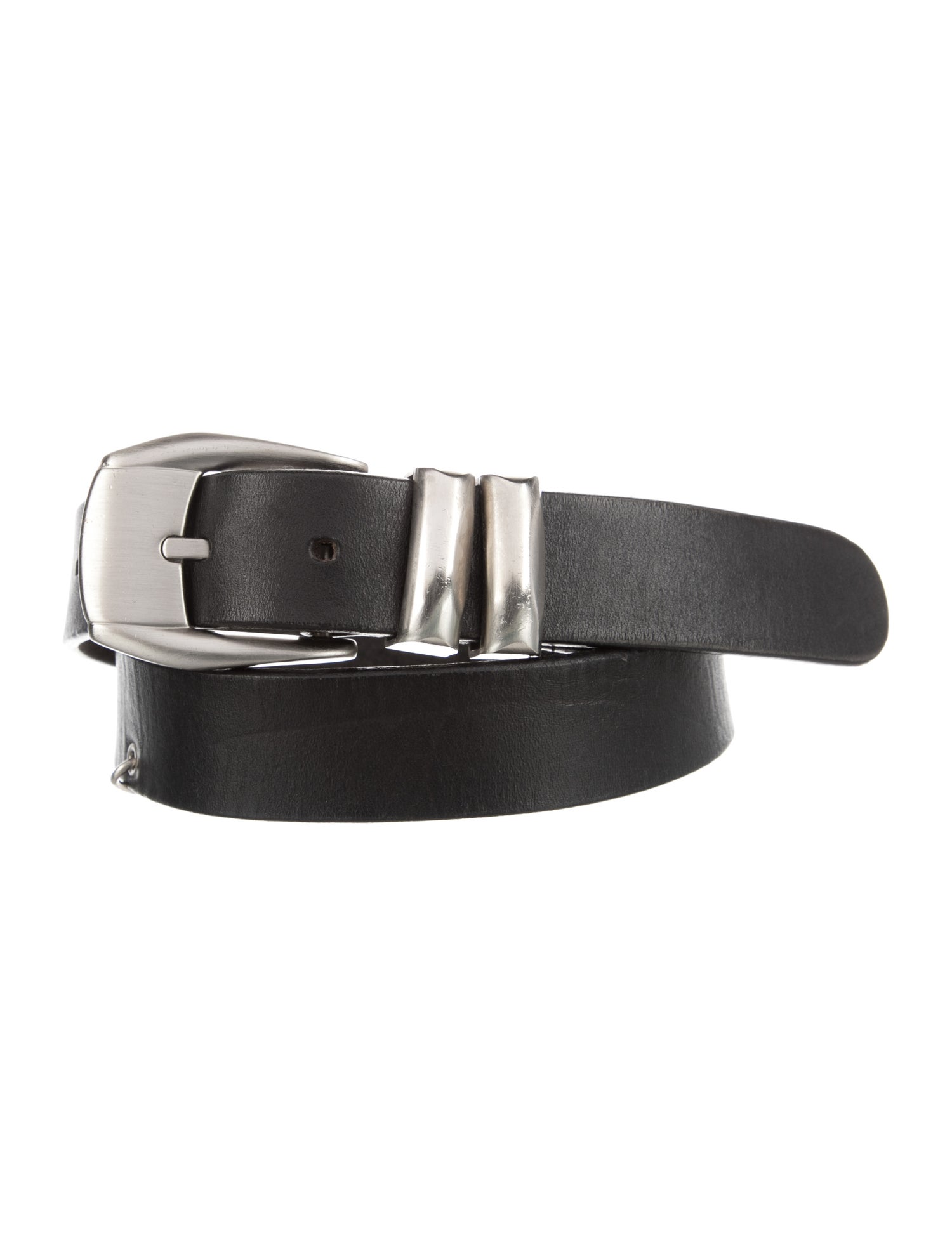 Gianni Versace Leather Eyelet Trim Belt
