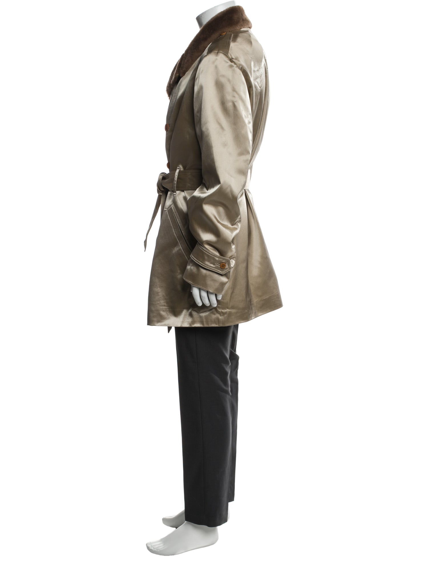 Gianni Versace Vintage 1990's Trench Coat