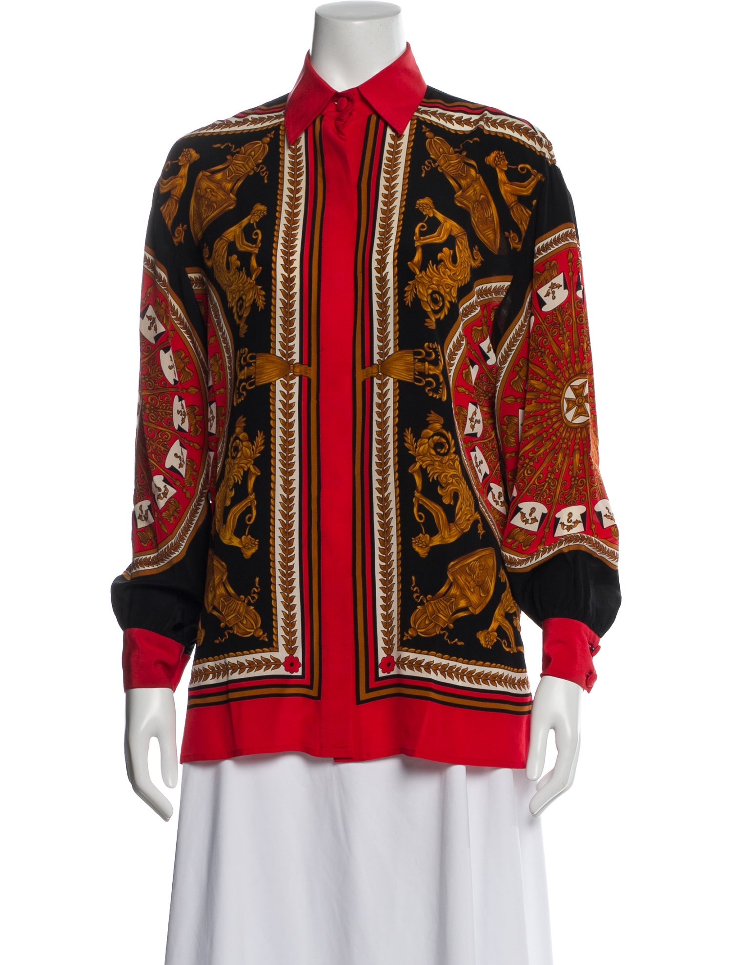 Gianni Versace Vintage Late 1980's - Early 1990's Blouse