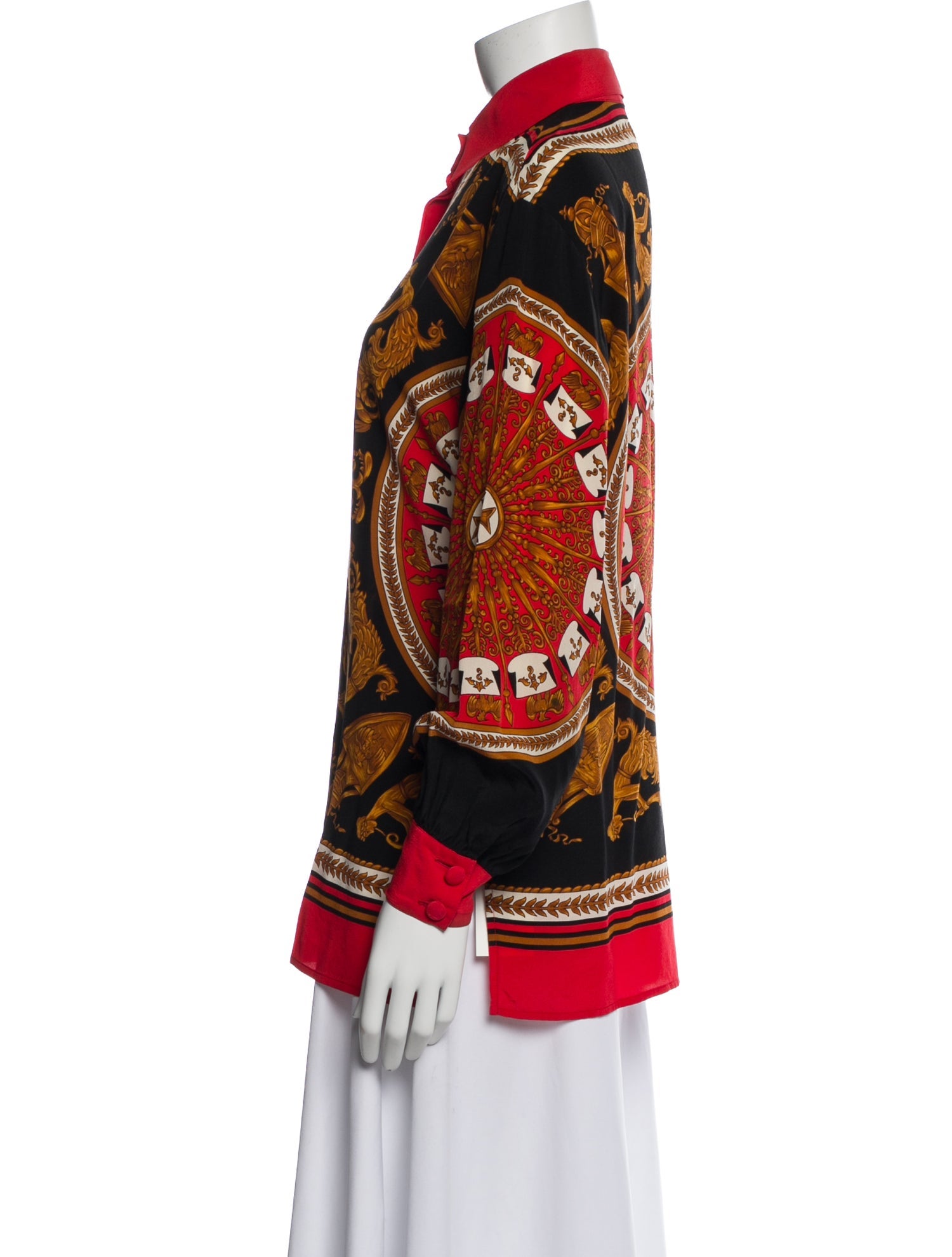 Gianni Versace Vintage Late 1980's - Early 1990's Blouse