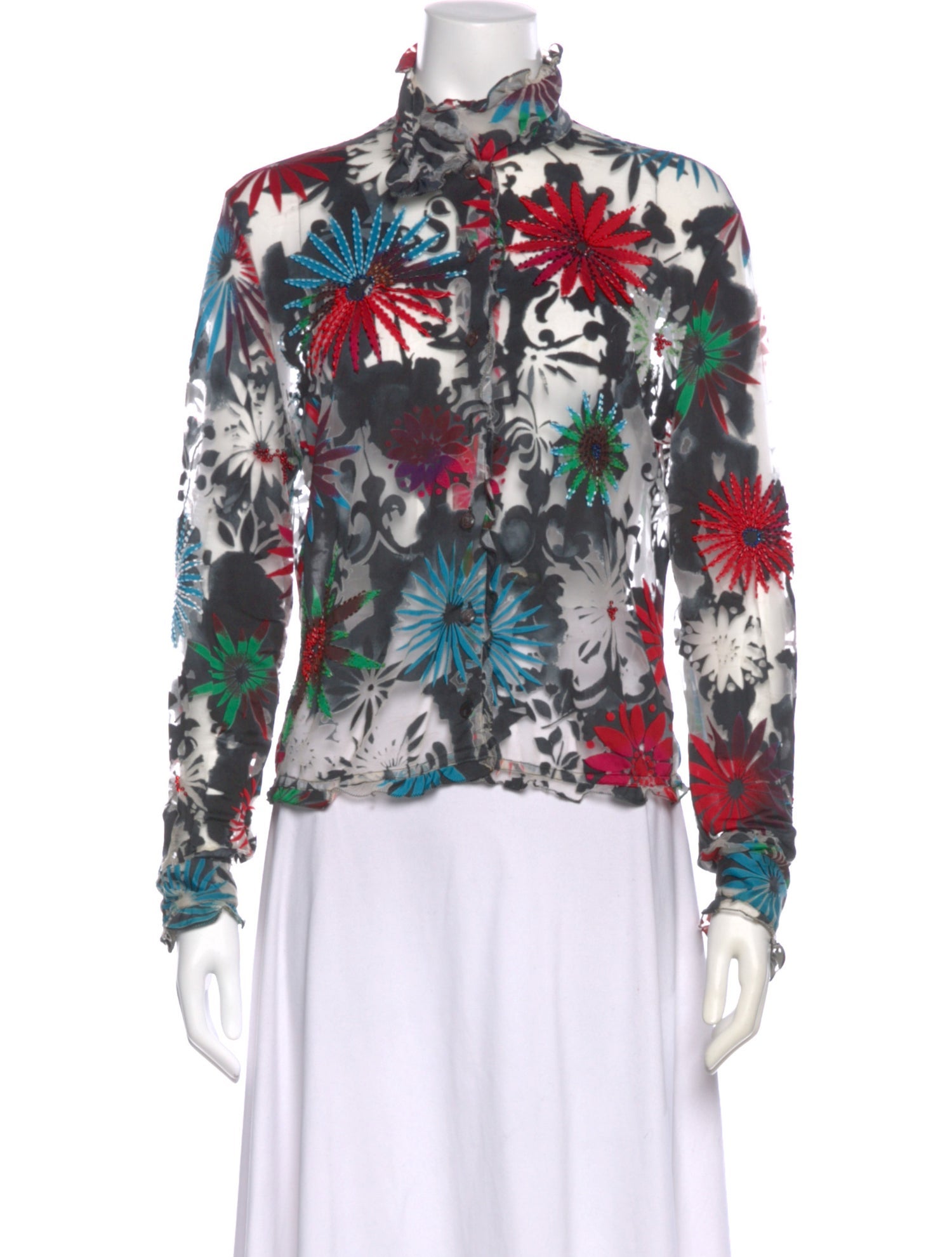 Gianni Versace Vintage 1997 Blouse