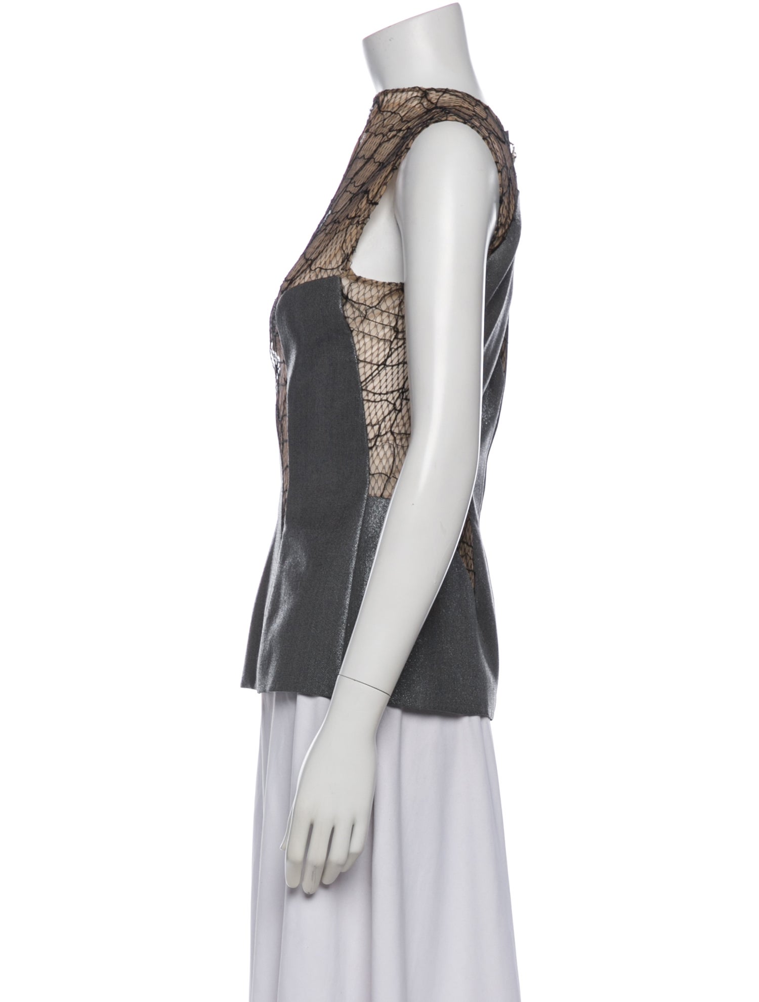 Gianni Versace 1998 Lace Pattern Top