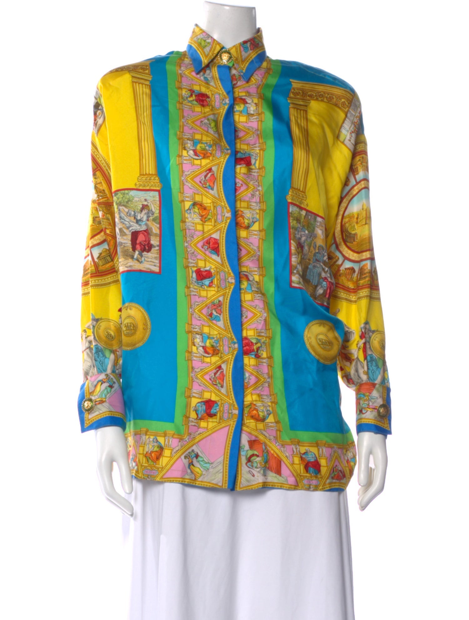 Gianni Versace Vintage 1993 Blouse