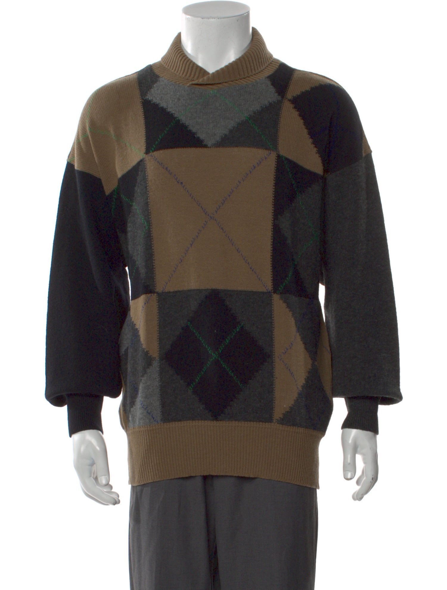 Gianni Versace Vintage 1980's Polo Sweater