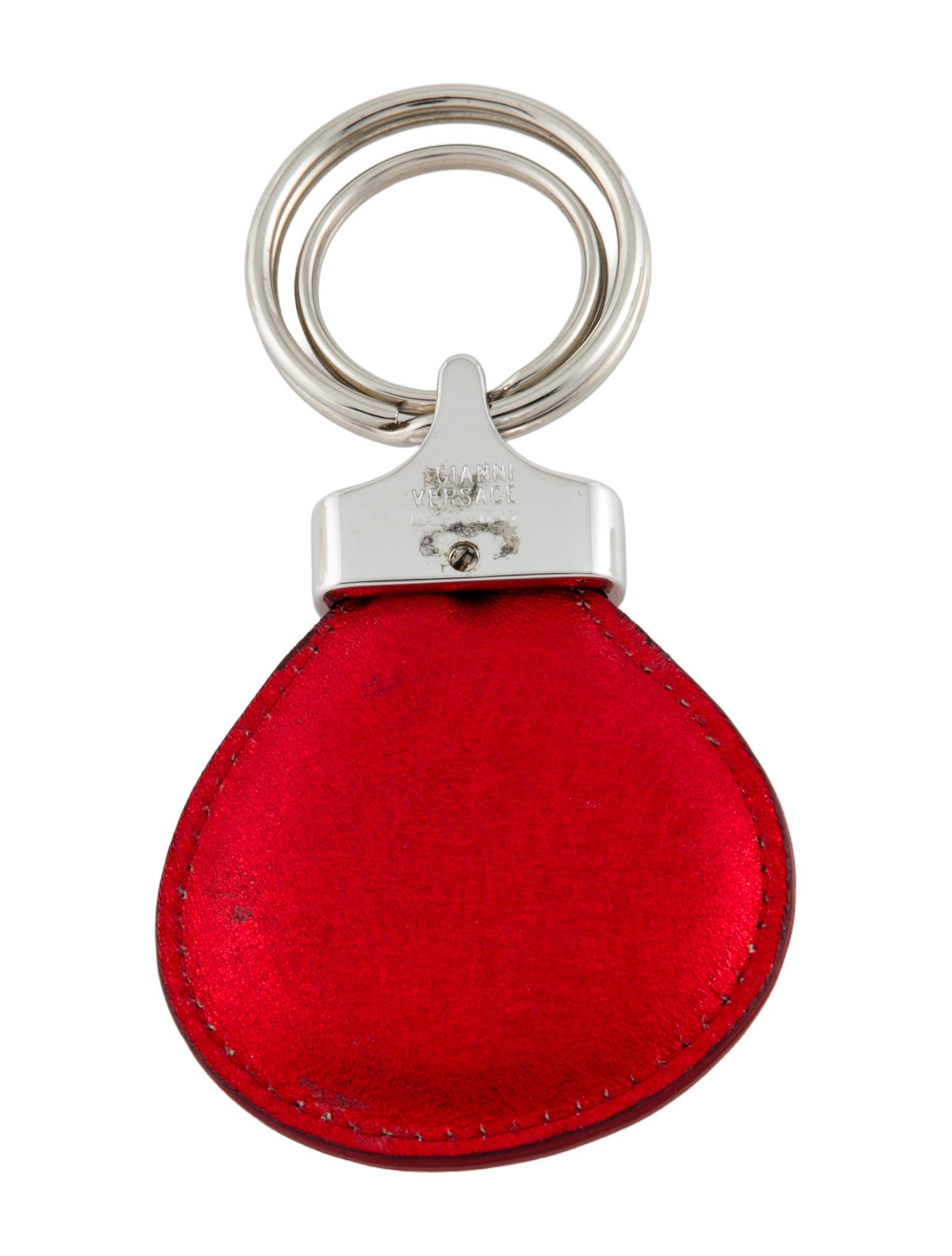 Gianni Versace Leather Keychain