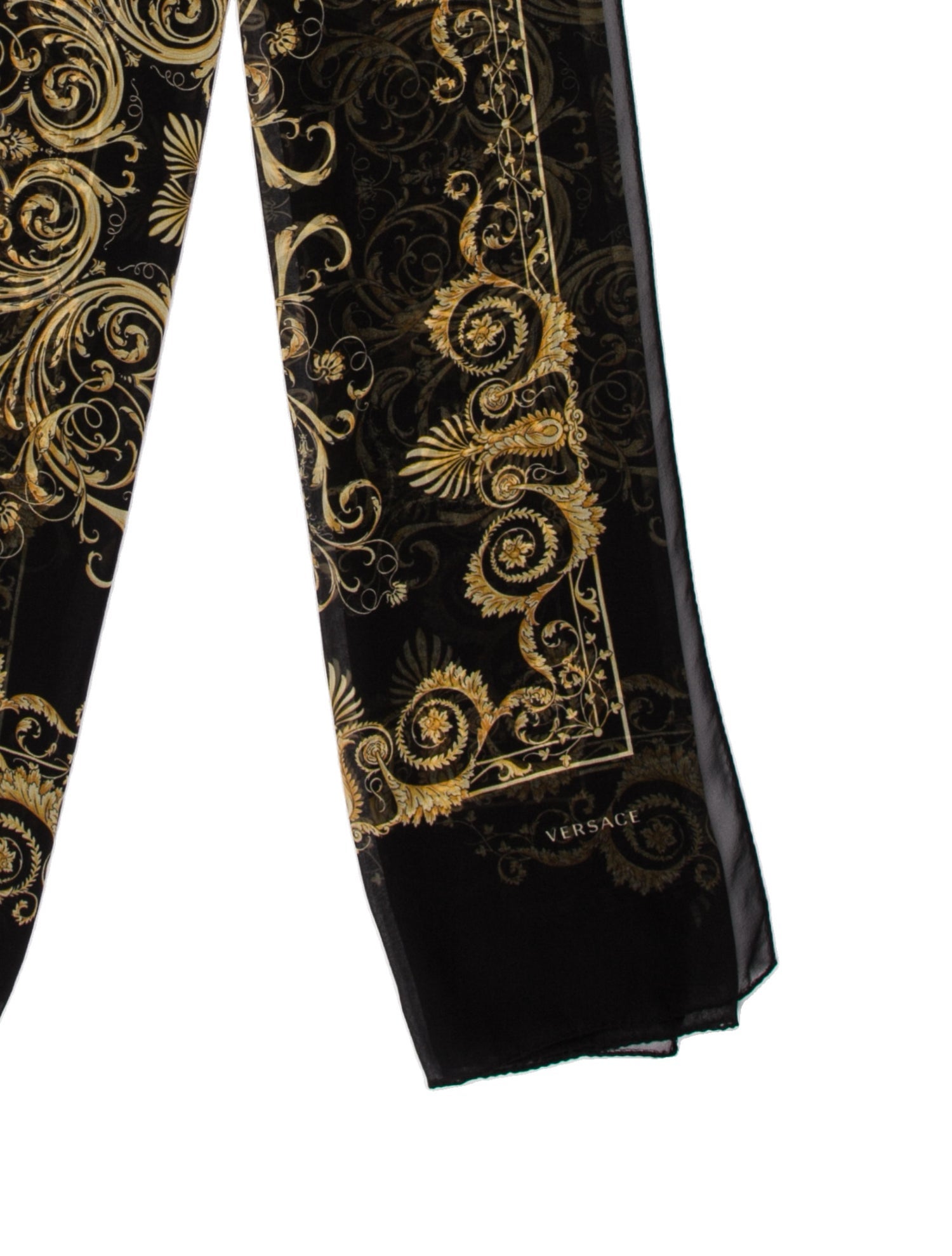 Gianni Versace Miami Leopard Silk Scarf