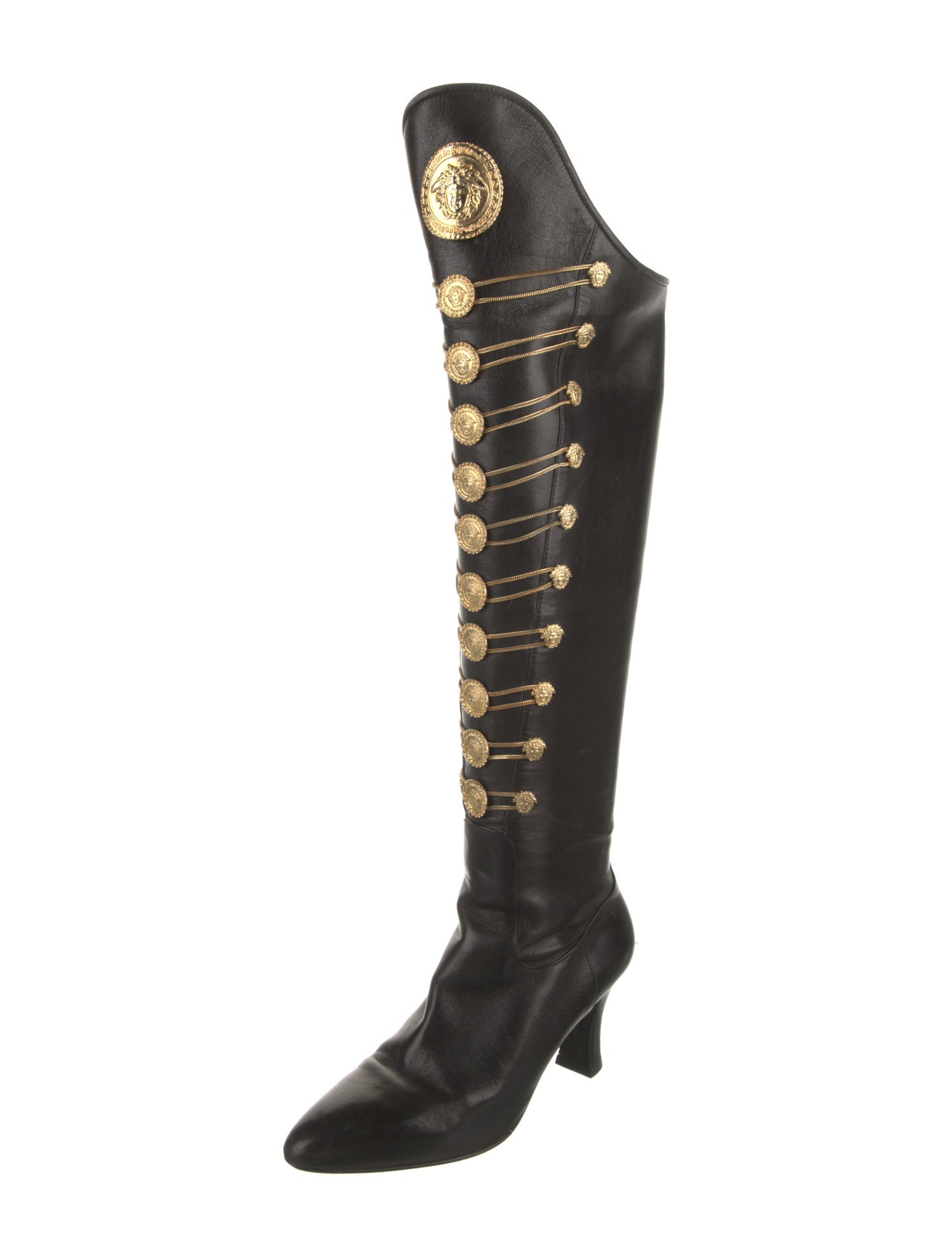 Gianni Versace Vintage 1993 Riding Boots