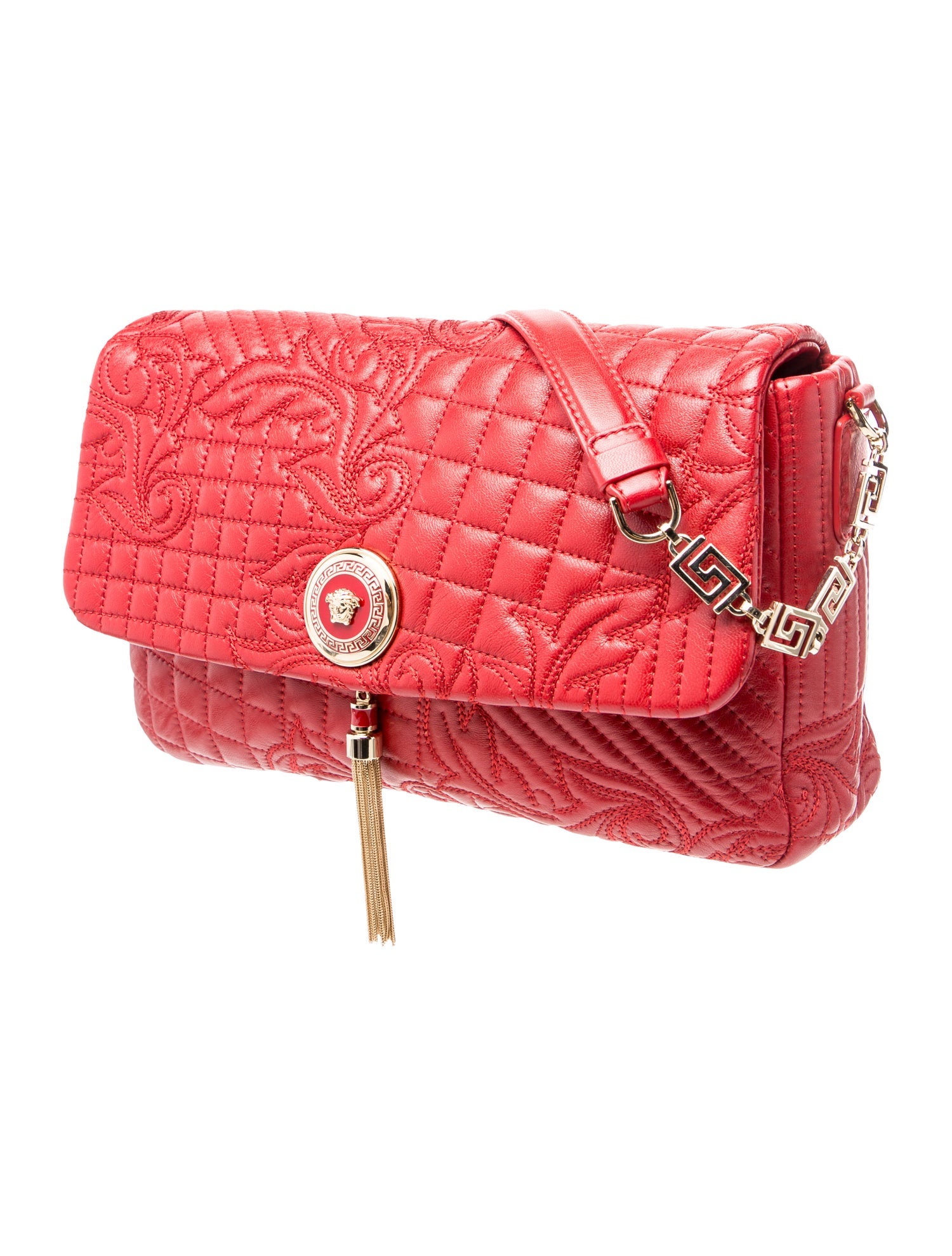 Gianni Versace Leather Shoulder Bag
