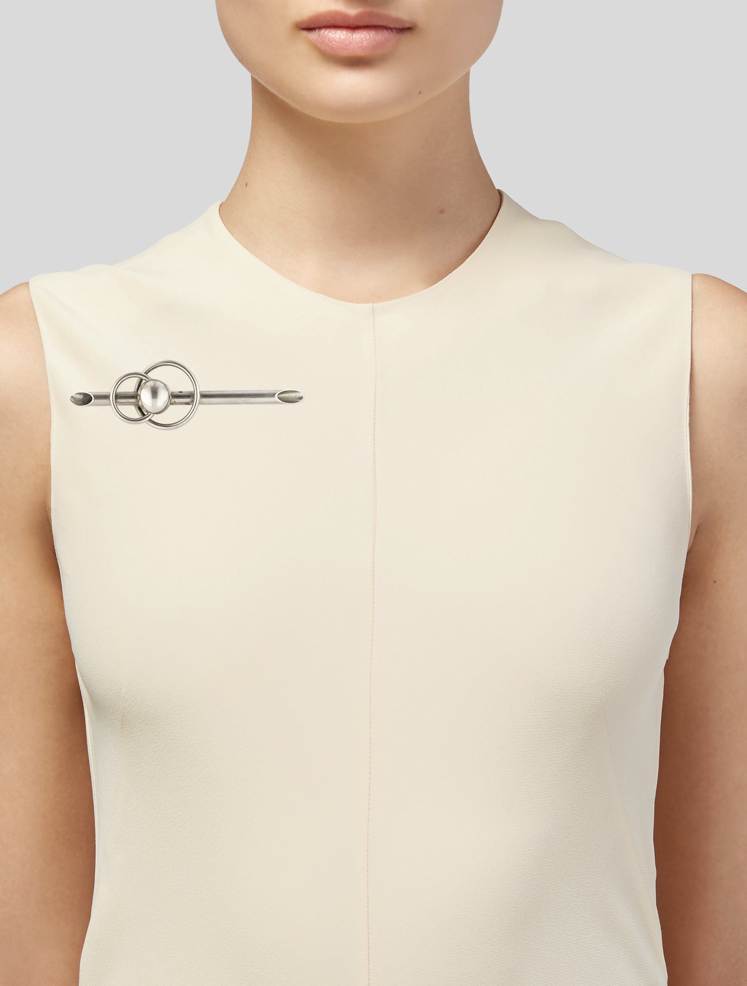 Gianni Versace Vintage Geometric Shapes Brooch