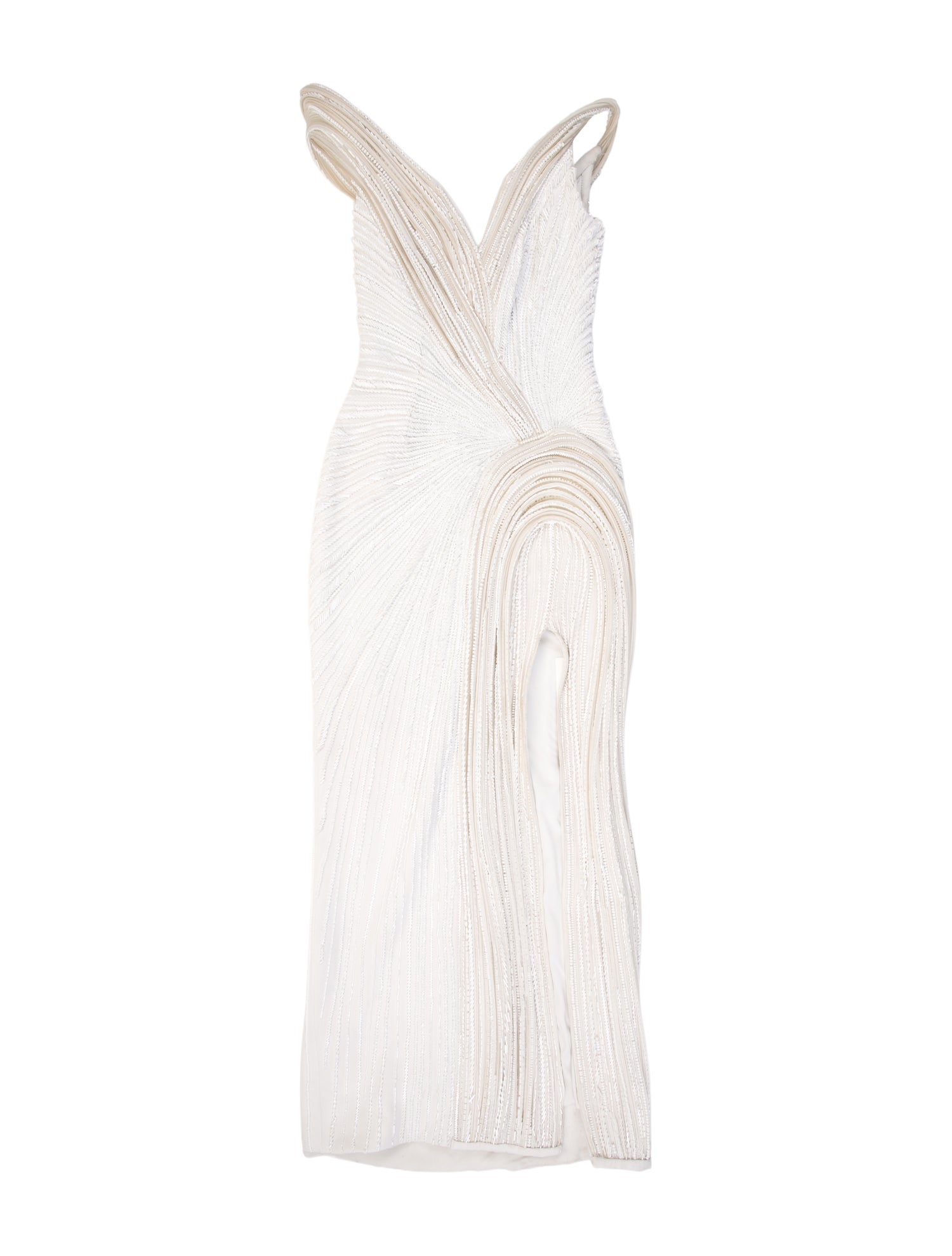 Gaurav Gupta V-Neck Long Dress