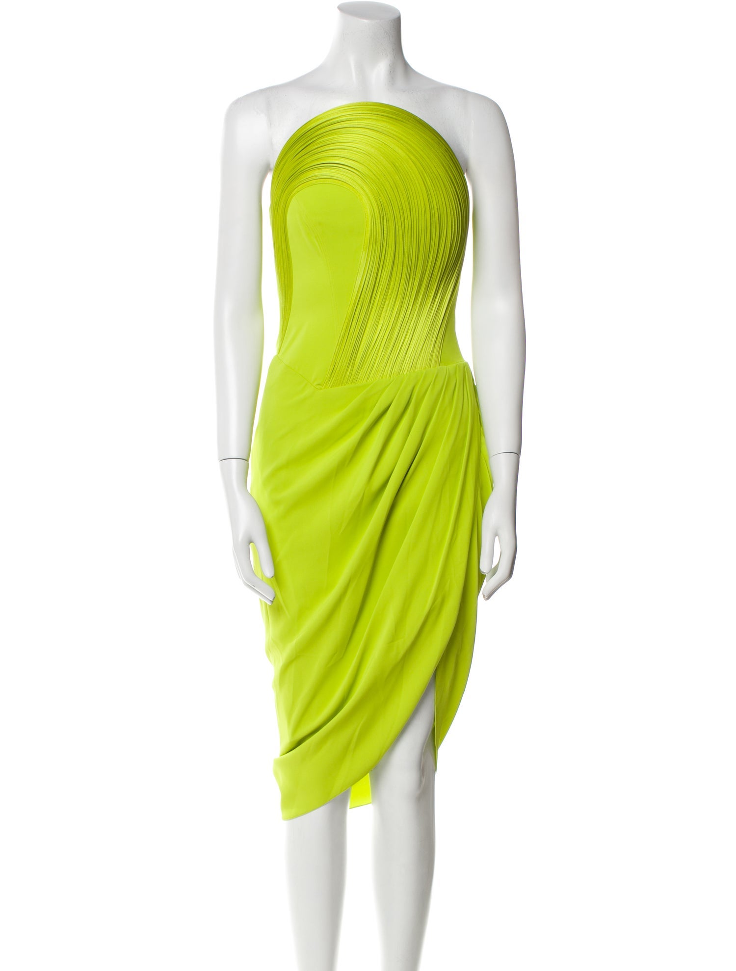 Gaurav Gupta Strapless Midi Length Dress