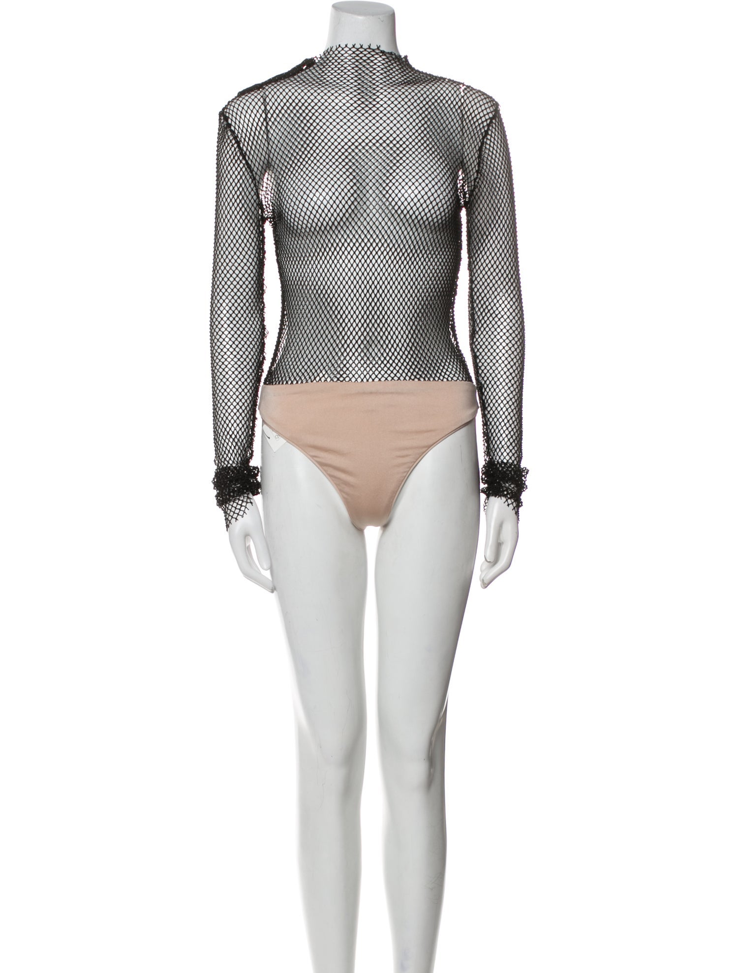 Gaurav Gupta Mock Neck Long Sleeve Bodysuit