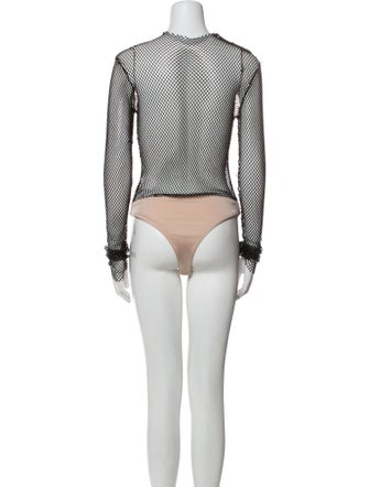 Gaurav Gupta Mock Neck Long Sleeve Bodysuit