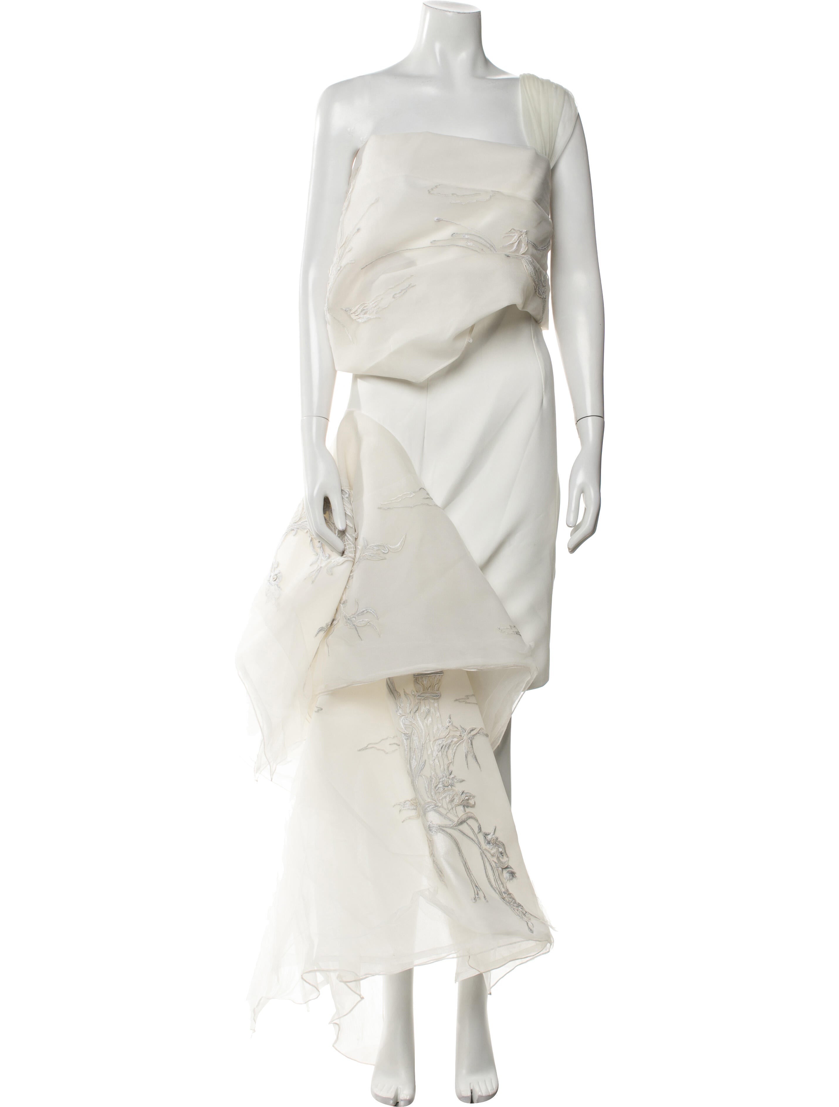 Gaurav Gupta Graphic Print Long Dress