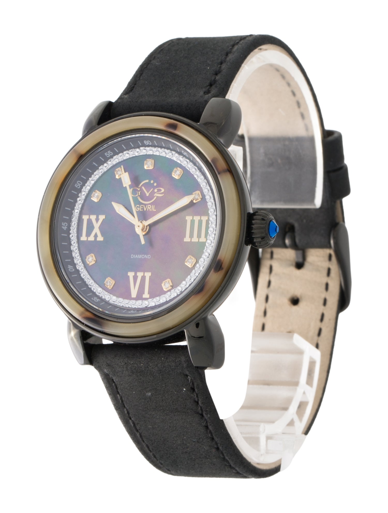 Gevril GV2 Marsala Tortoise Watch