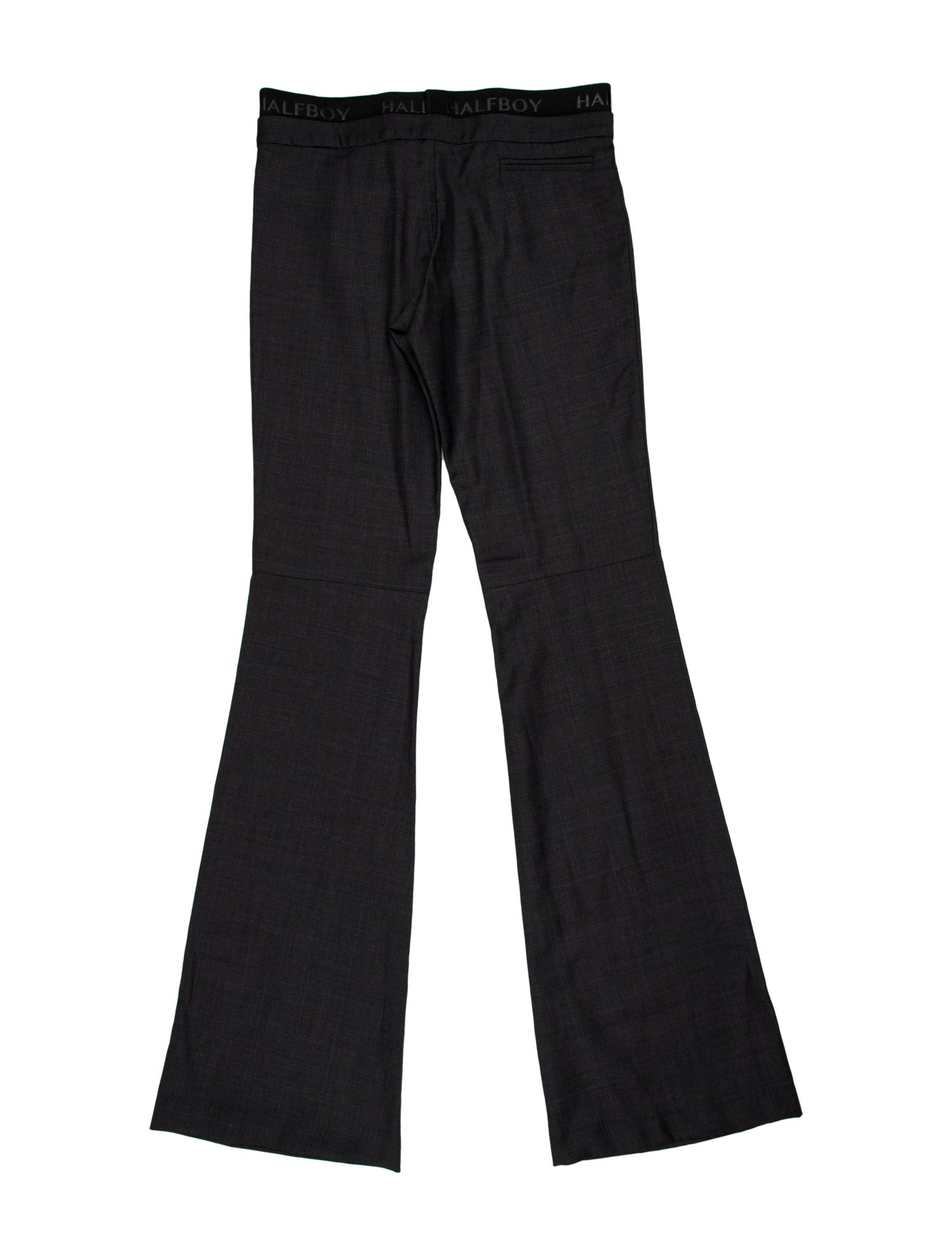 Halfboy Virgin Wool Wide Leg Pants