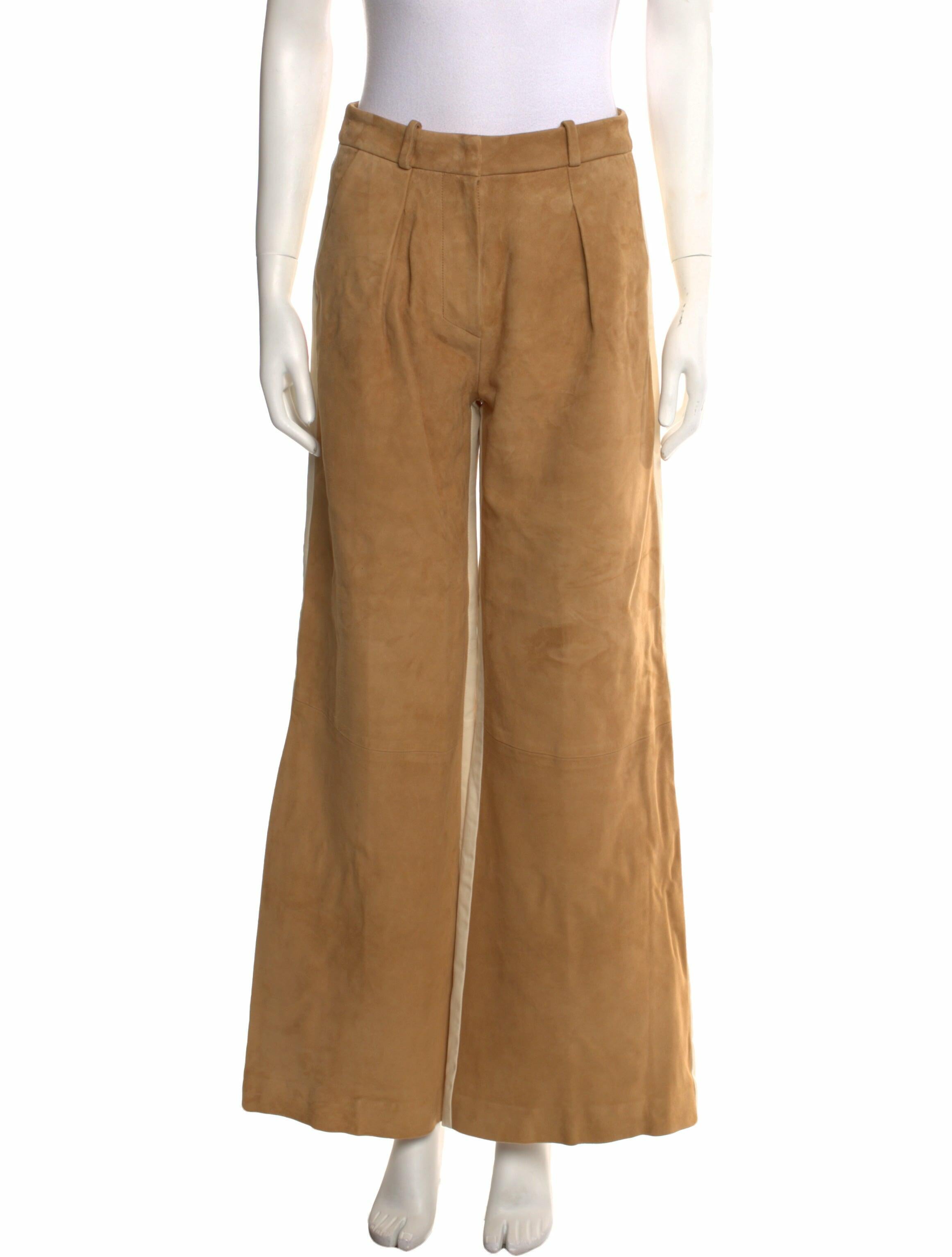 Halfboy Leather Wide Leg Pants