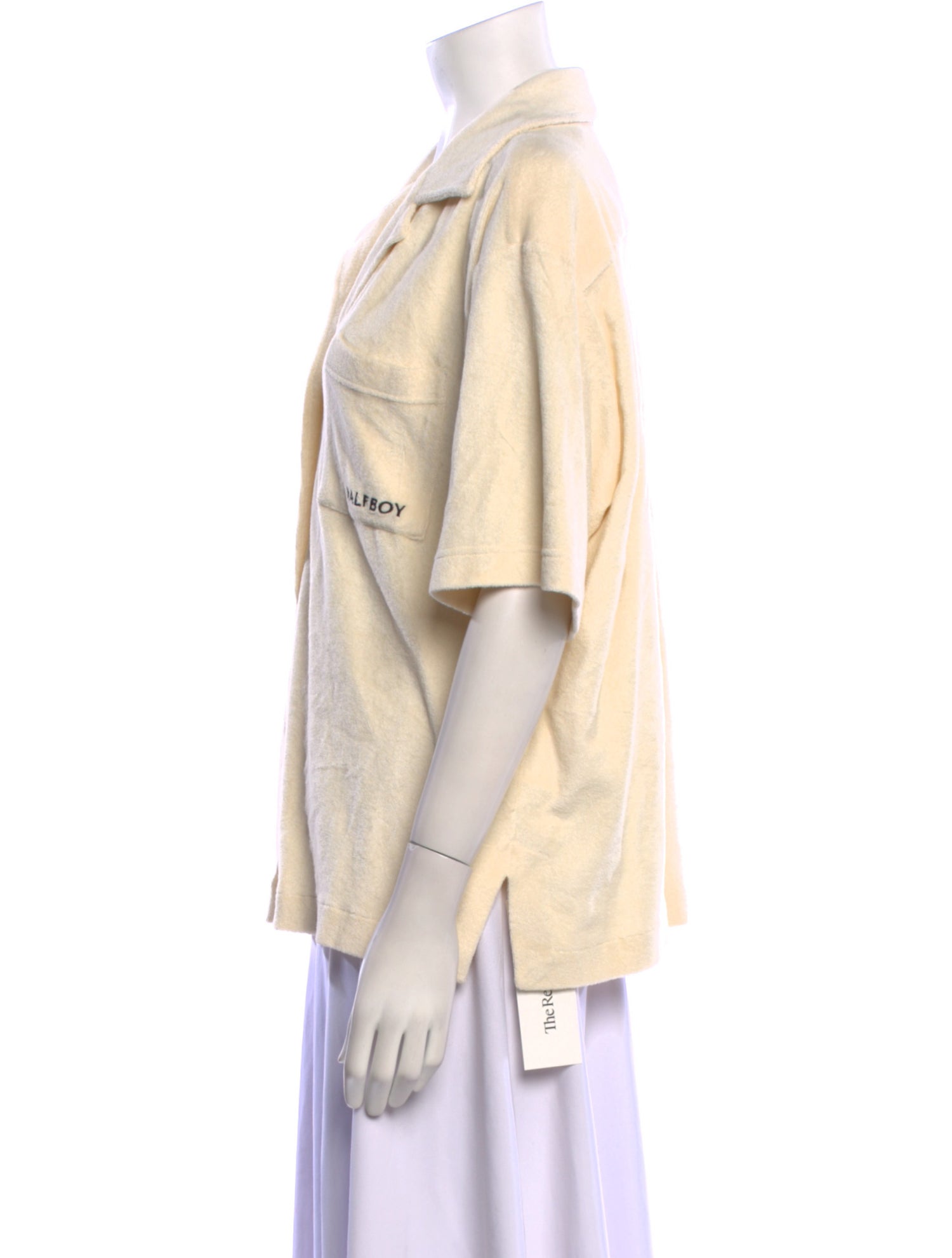 Halfboy Short Sleeve Button-Up Top