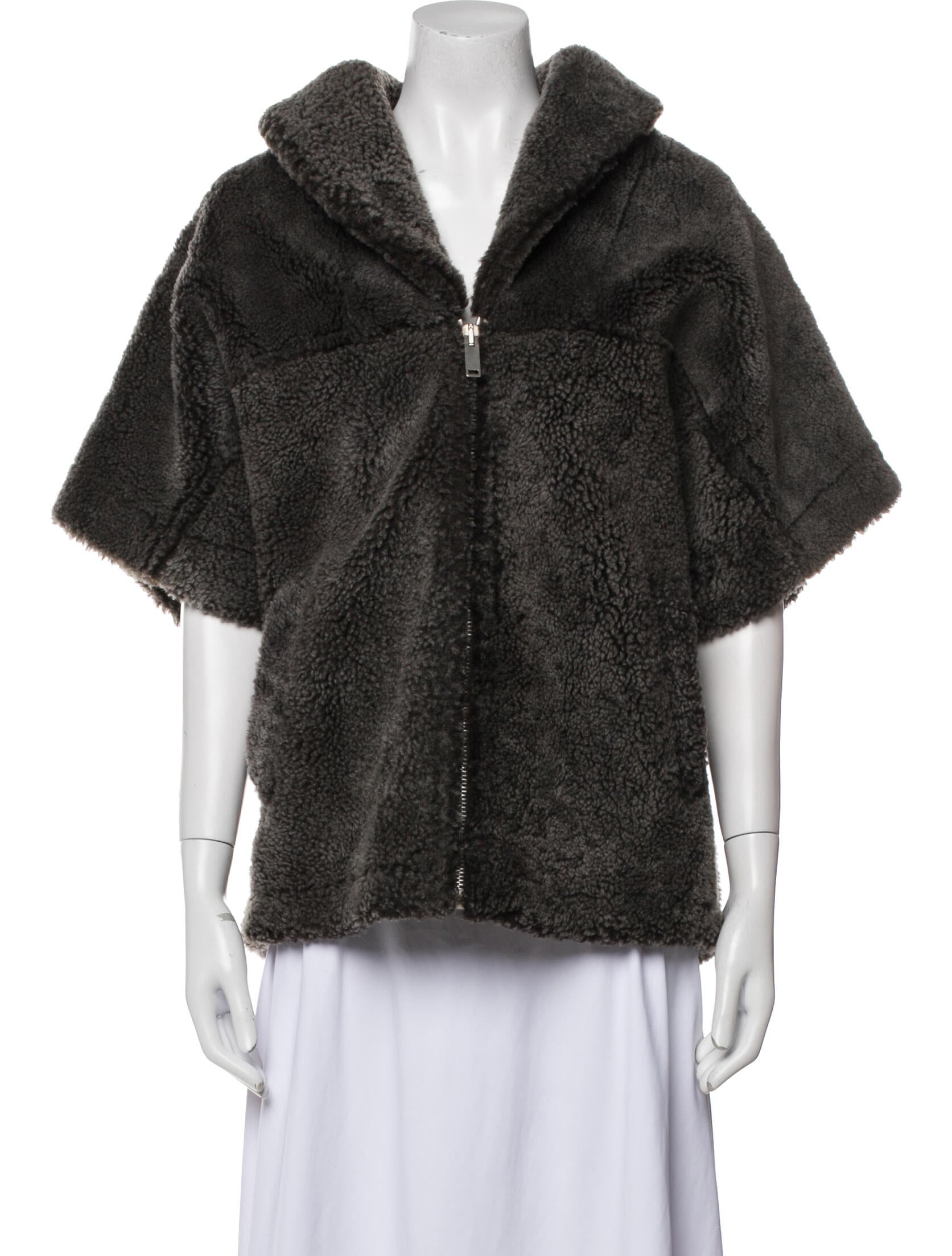 Halfboy Leather Faux Fur Jacket