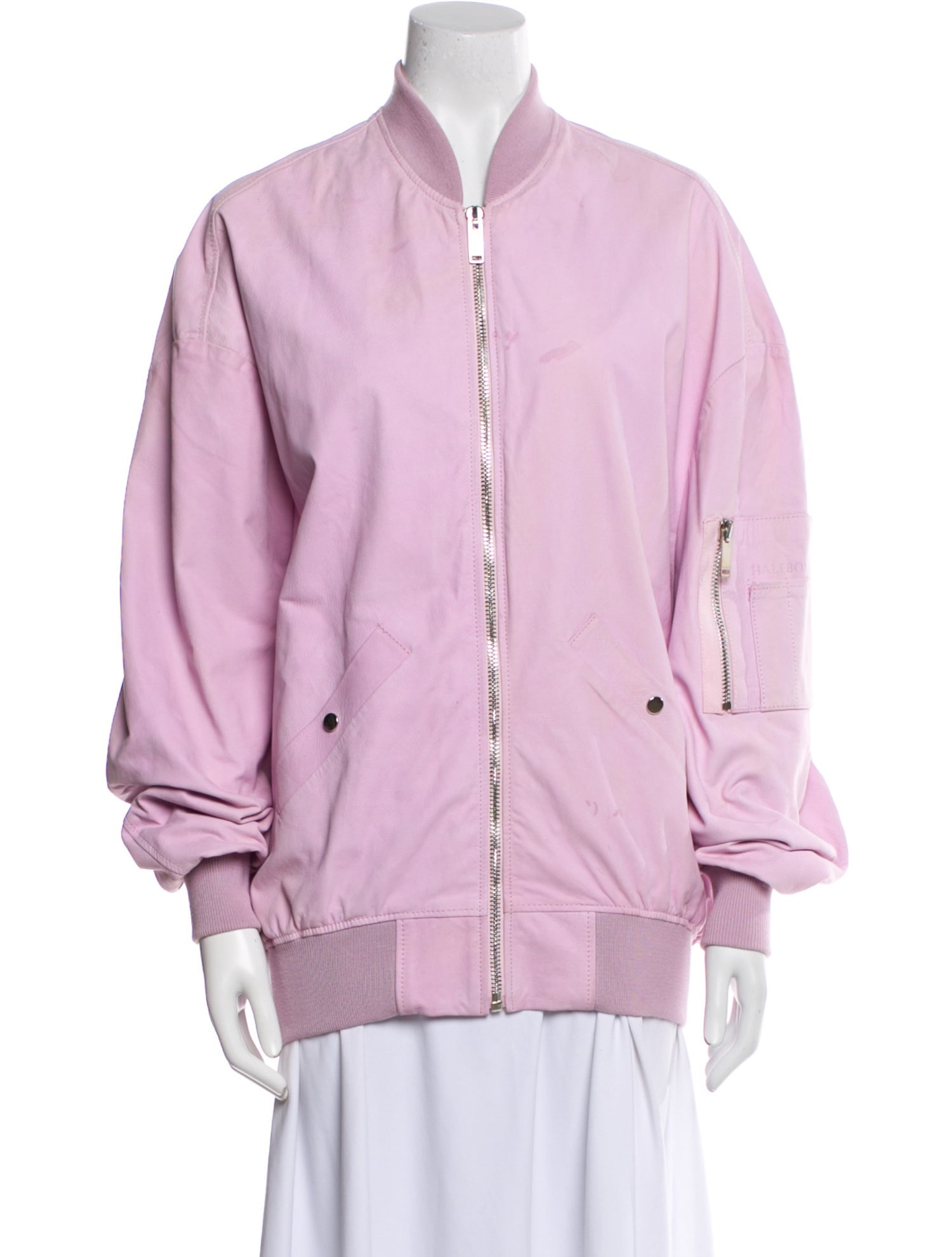 Halfboy Leather Bomber Jacket