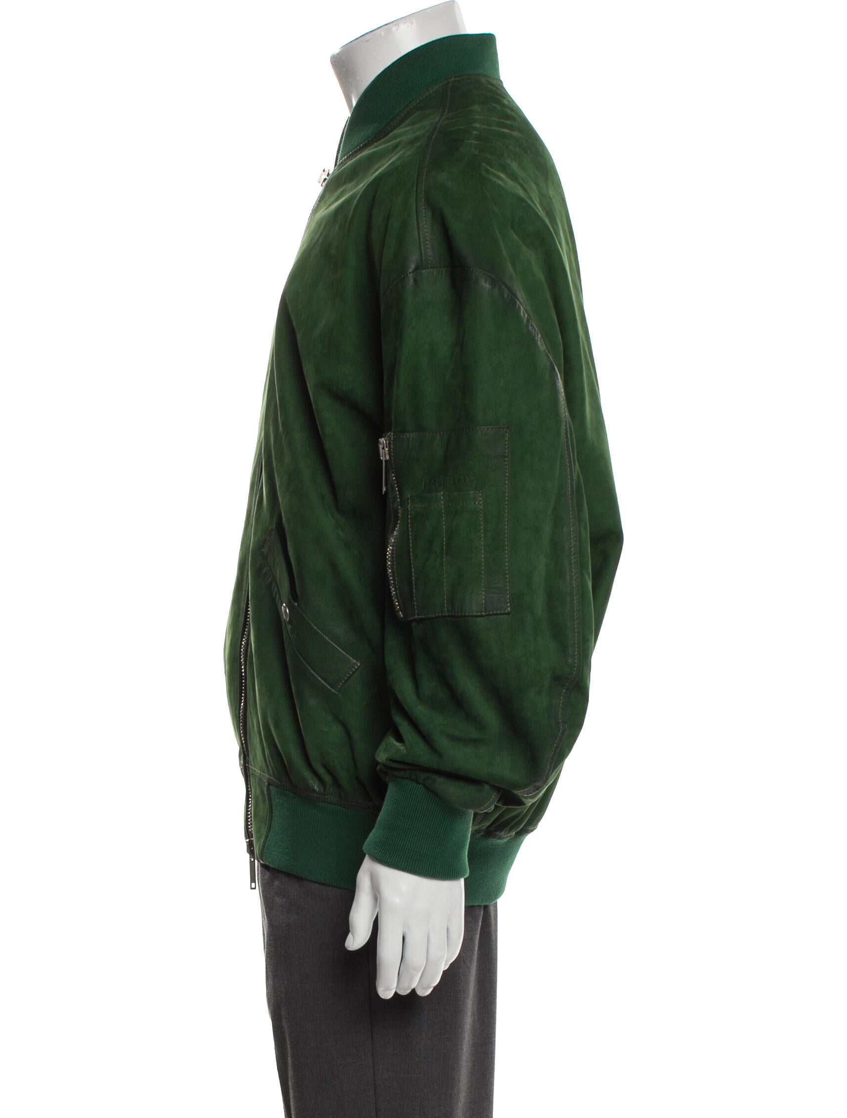 Halfboy Calf Leather Bomber Jacket