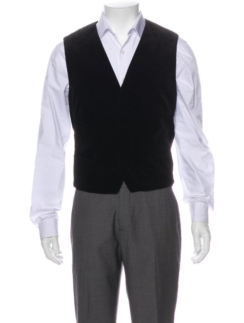 Haider Ackermann Velvet Suit Vest black