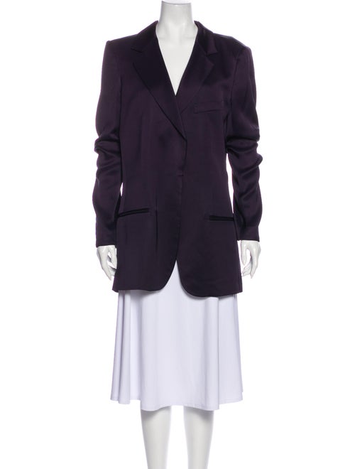 Haider Ackermann Silk Blazer Purple