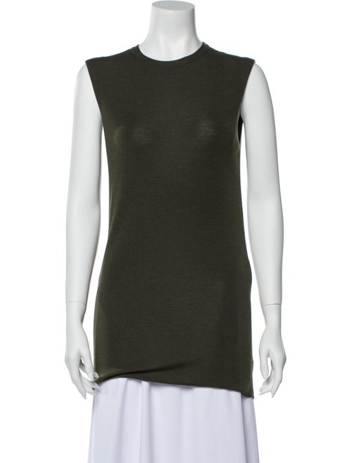 Haider Ackermann Fleece Wool Crew Neck Sweater Woo