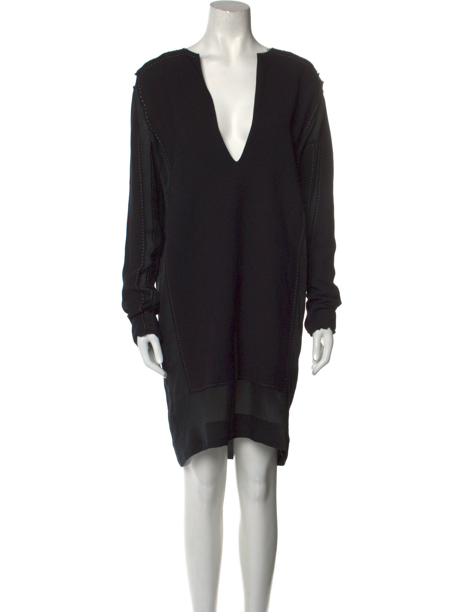 Haider Ackermann Silk Knee-Length Dress