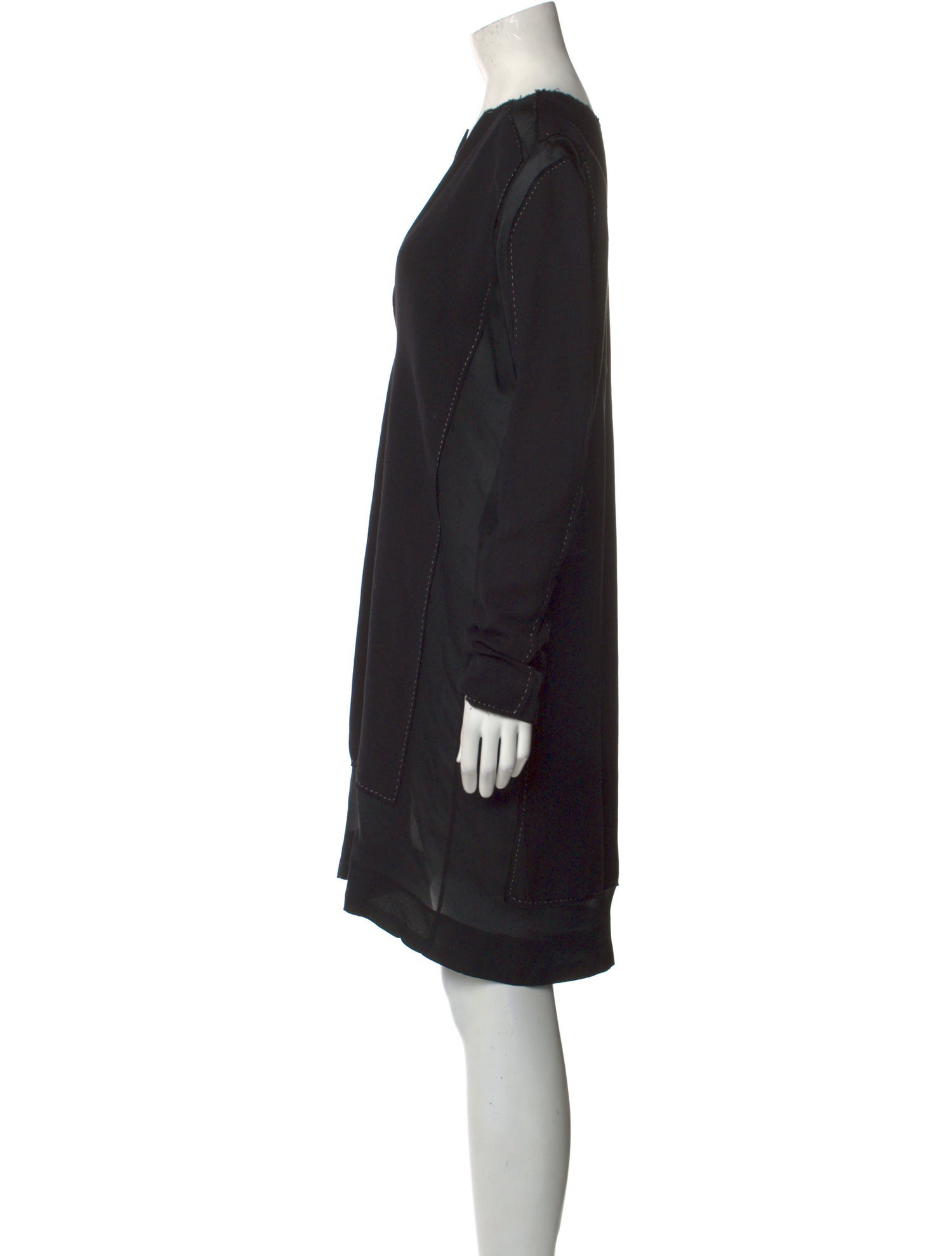 Haider Ackermann Silk Knee-Length Dress