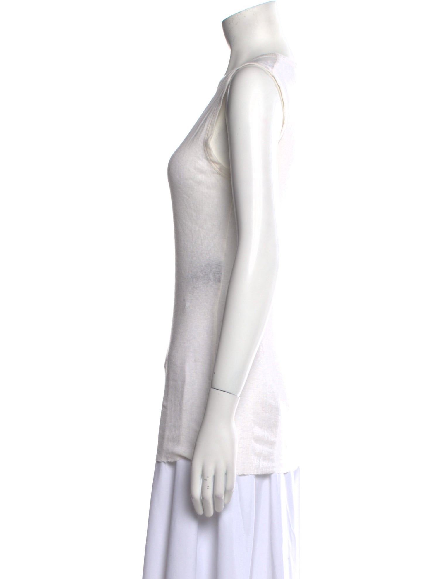 HAIDER ACKERMANN Size M Black Cream Checkered Cotton Blend Scoop Neck Pullover main image 0
