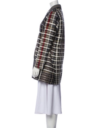 Haider Ackermann Tweed Pattern Blazer