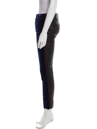 Haider Ackermann Velour Skinny Leg Pants