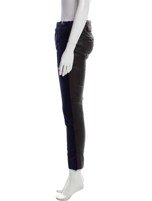 Haider Ackermann Velour Skinny Leg Pants