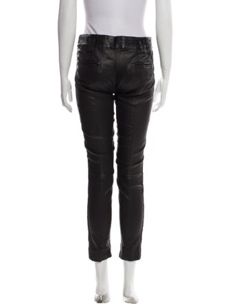 Haider Ackermann Velour Skinny Leg Pants
