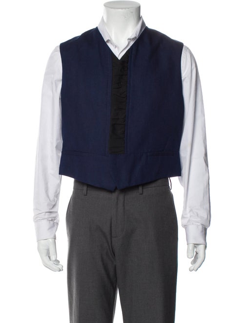 Haider Ackermann Colorblock Pattern Suit Vest