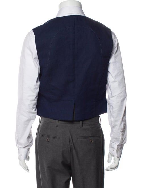 Haider Ackermann Colorblock Pattern Suit Vest