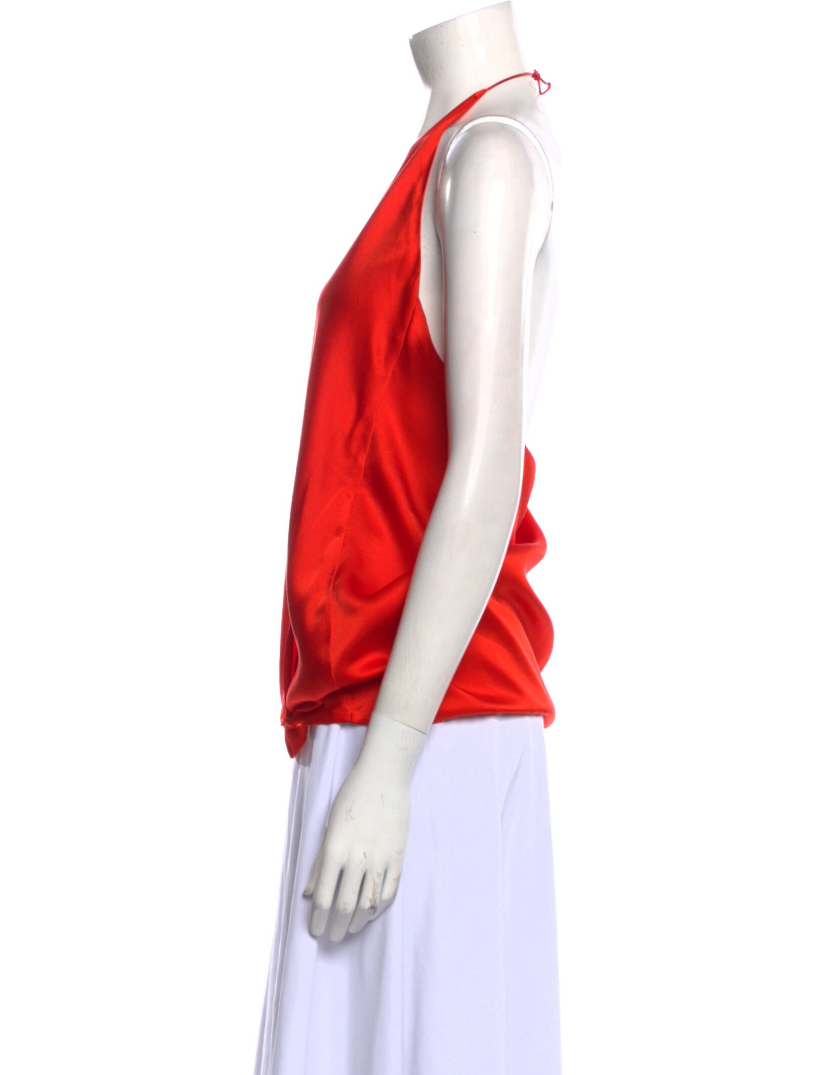 Haider Ackermann Ivory Silk Drape-Zip Jacket main image 1