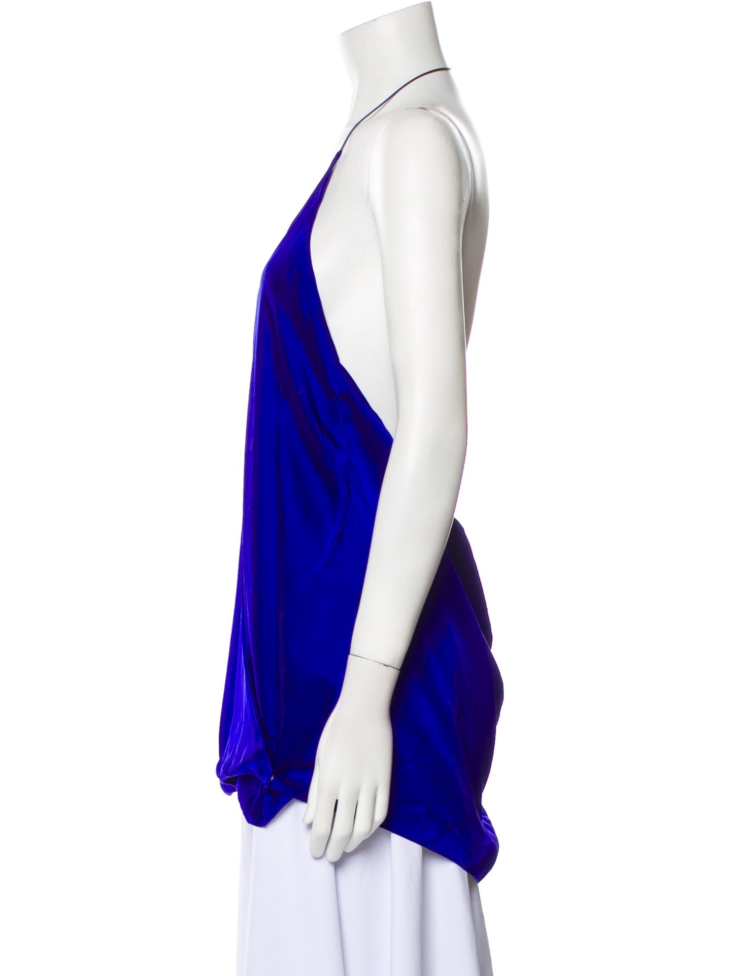 Haider Ackermann Ivory Silk Drape-Zip Jacket main image 0