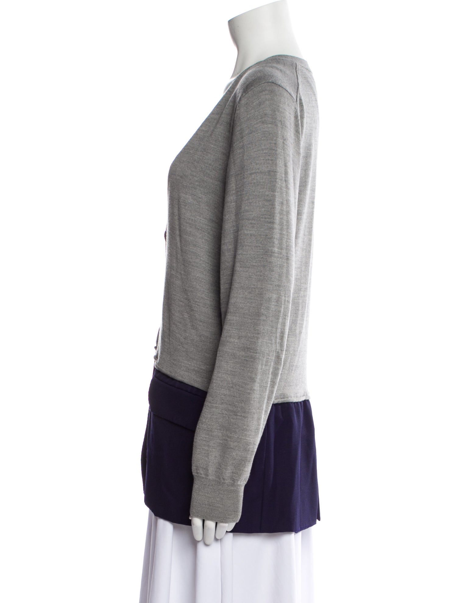 Haider Ackermann Plunge Neckline Sweater