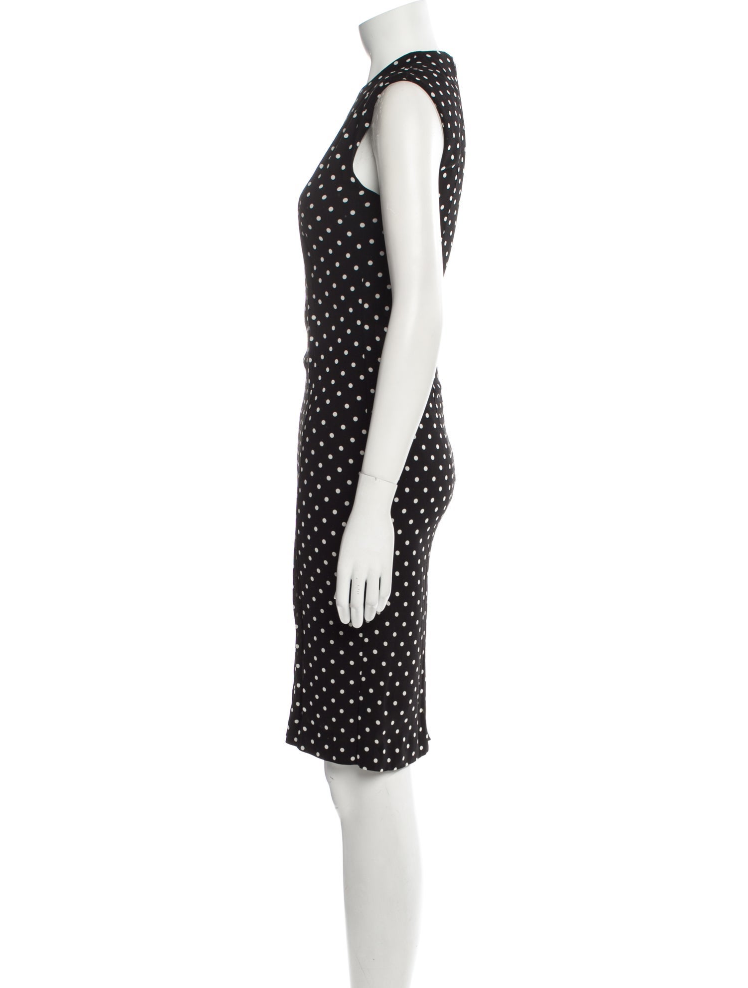Haider Ackermann Polka Dot Print Knee-Length Dress