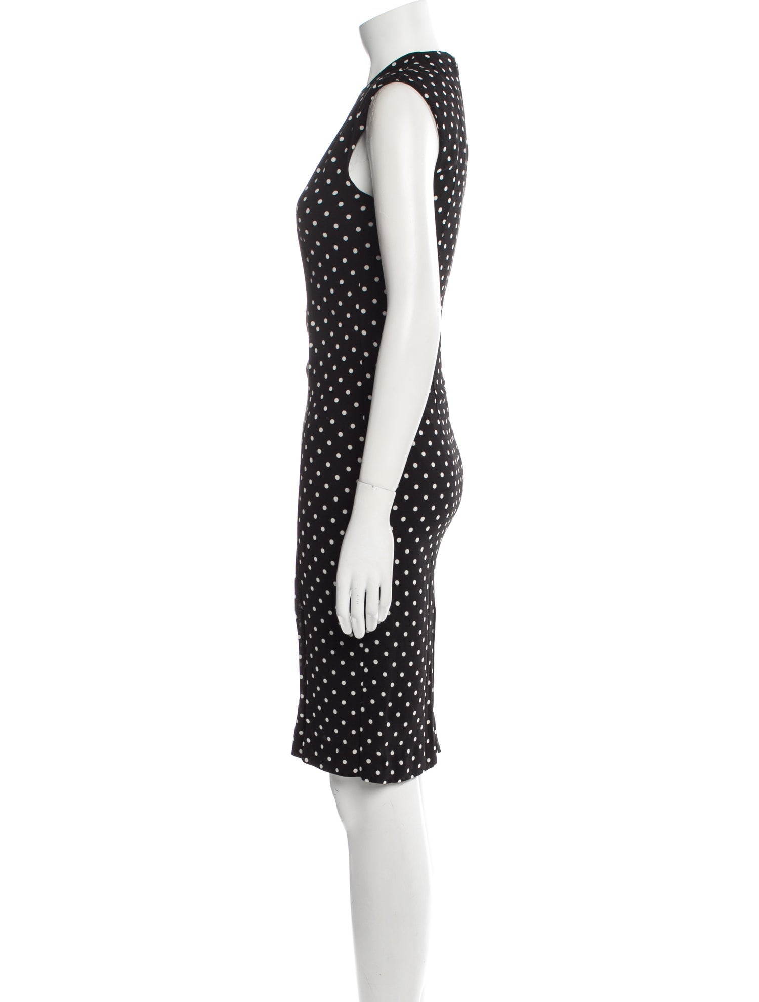 Haider Ackermann Polka Dot Print Knee-Length Dress