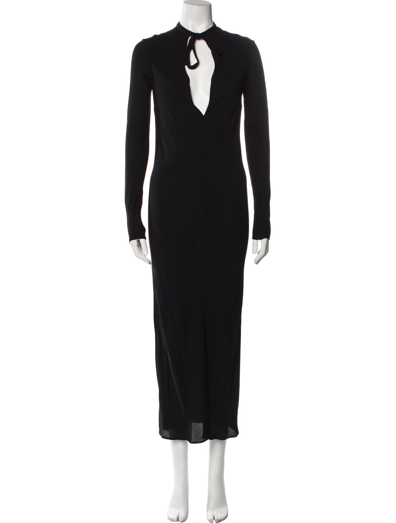 Haider Ackermann Tie Neck Long Dress w/ Tags