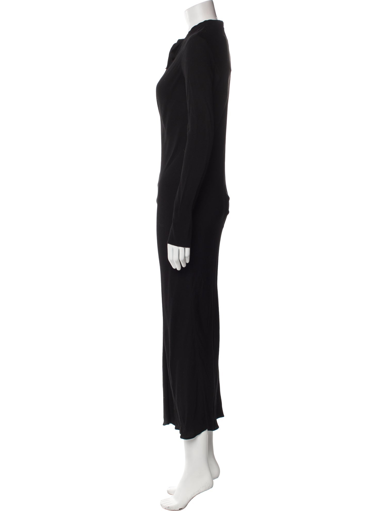 Haider Ackermann Tie Neck Long Dress w/ Tags