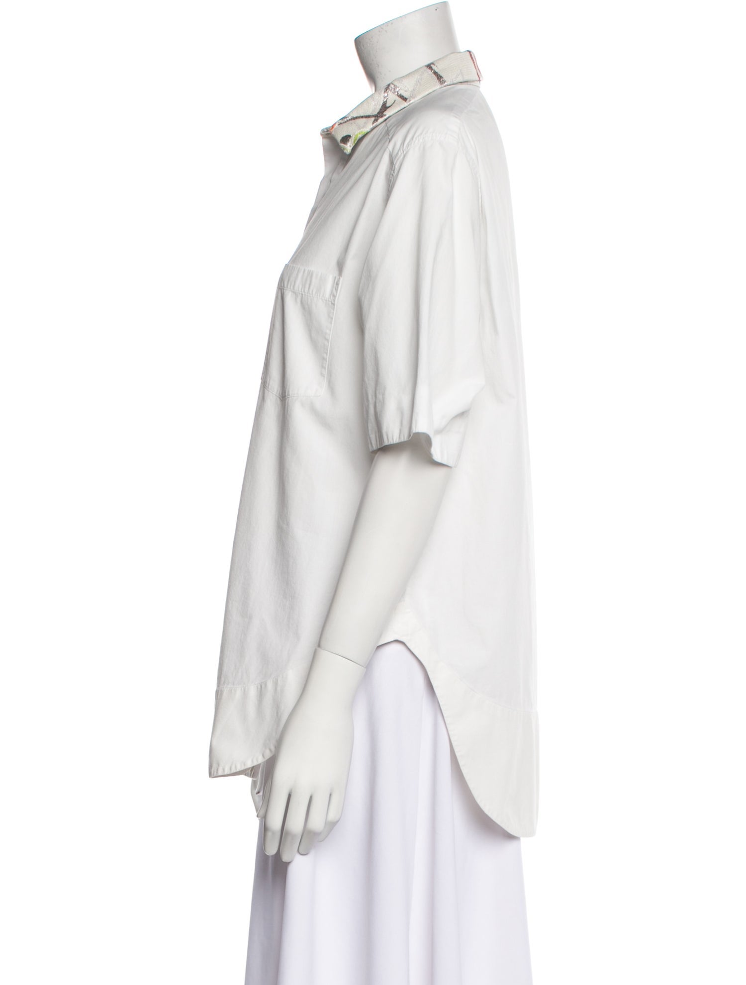 Haider Ackermann Short Sleeve Button-Up Top