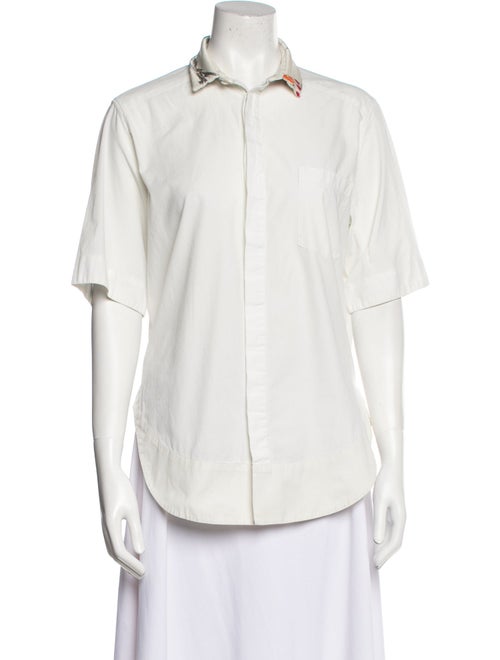 Haider Ackermann Short Sleeve Button-Up Top