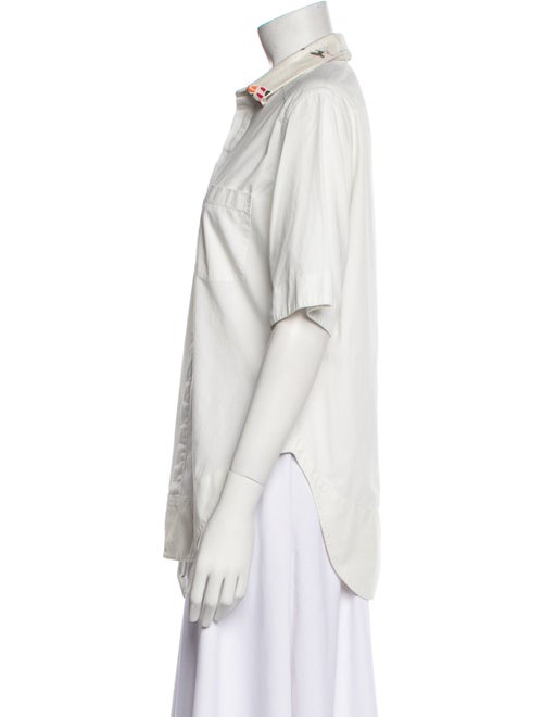 Haider Ackermann Short Sleeve Button-Up Top